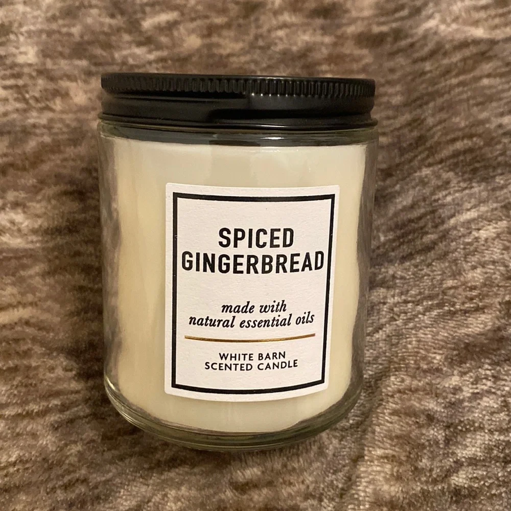 Bath & Body Works Spiced Gingerbread‎ 1 Wick Candle